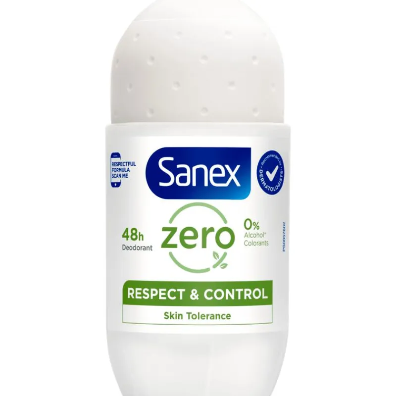 Sanex Zero% Respect & Control Deodorant Roller 50 ML
