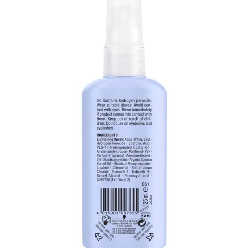 Schwarzkopf Blonde Lightening Blondspray S1 Blonde
