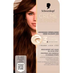 Schwarzkopf Creme Supreme Haarkleuring 5-60 Chocoladebruin