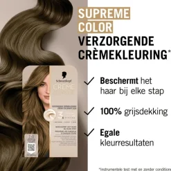 Schwarzkopf Creme Supreme Haarkleuring 7-0 Natuurlijk Donkerblond