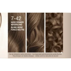 Schwarzkopf Creme Supreme Haarkleuring 7-42 Nude Beige Donkerblond