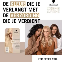 Schwarzkopf Creme Supreme Haarkleuring 10-0 Natuurlijk Extra Lichtblond