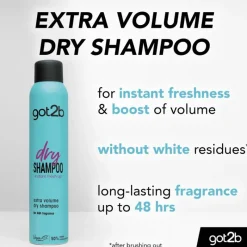 Schwarzkopf Got2b Fresh & Fabulous Dry Shampoo 200 ML