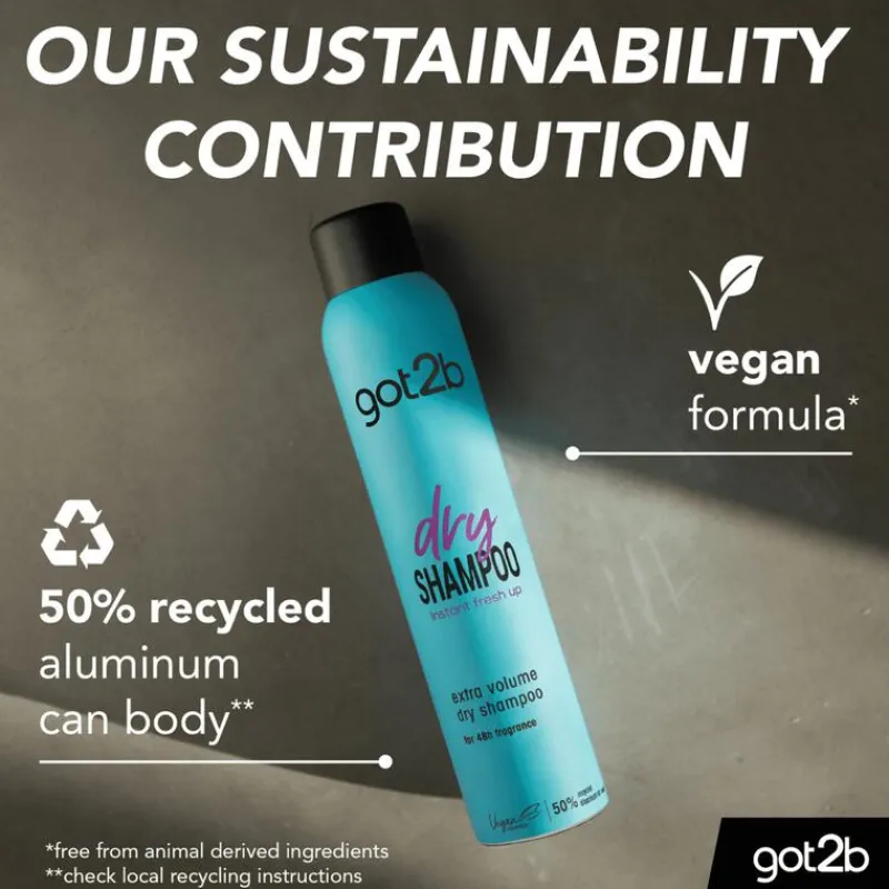 Schwarzkopf Got2b Fresh & Fabulous Dry Shampoo 200 ML