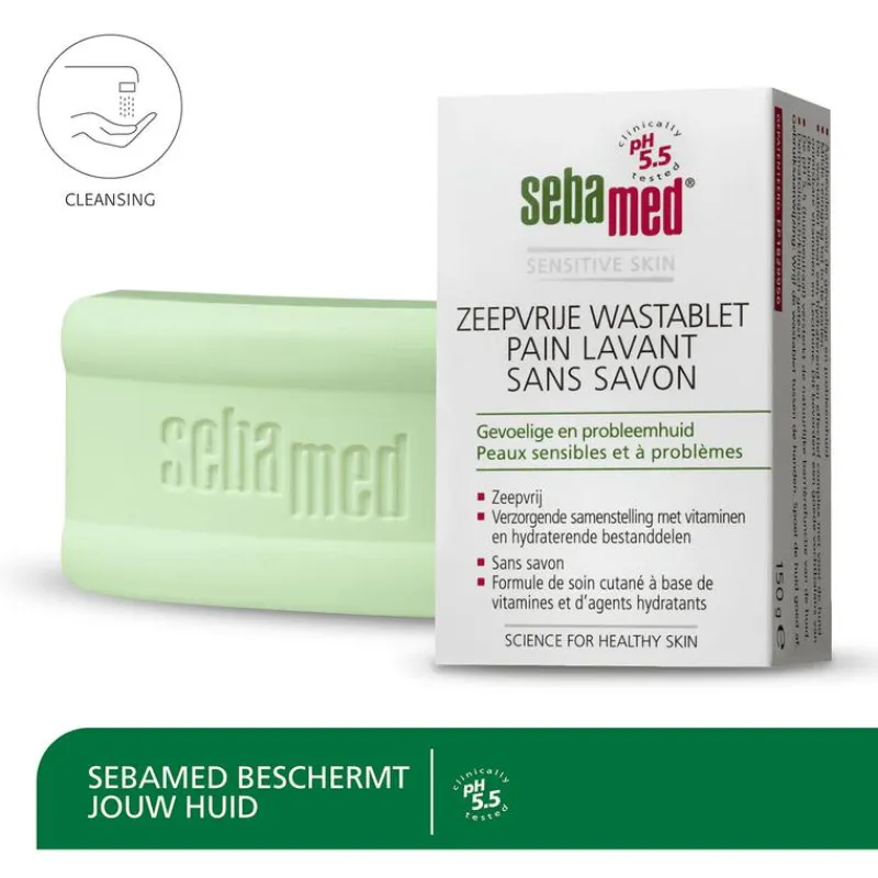 Sebamed Zeepvrij Wastablet 150 gram