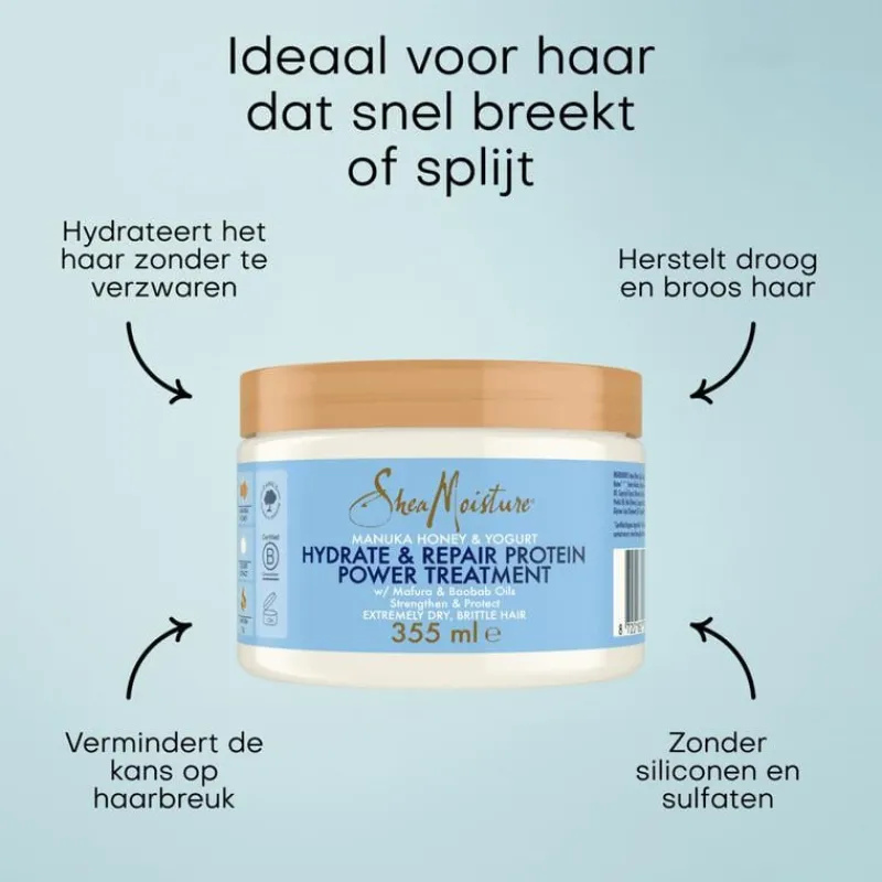 Shea Moisture Manuka Honey Yoghurt Masker 355 ML