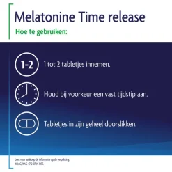 SleepzZ Shiepz Melatonine Time Release 0,1 mg 500 tabletten