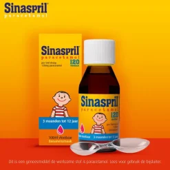 Sinaspril Vloeibaar paracetamol 120 mg 100 ML