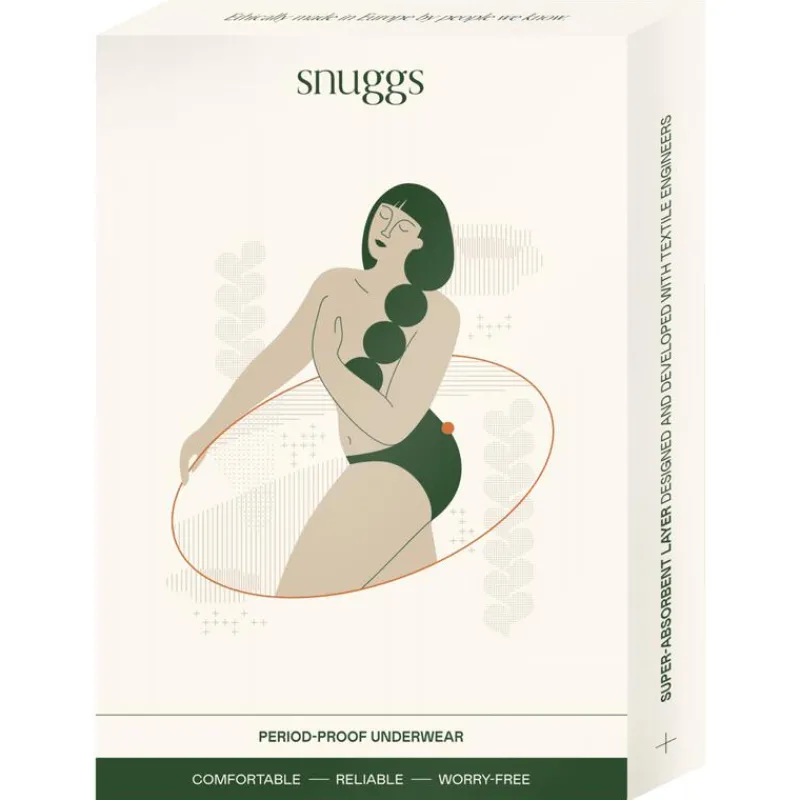 Snuggs period underwear Active highrise light black S