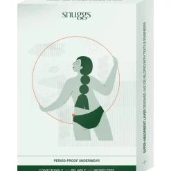 Snuggs period underwear Active highrise light black L