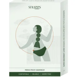 Snuggs period underwear Brazilian light black M