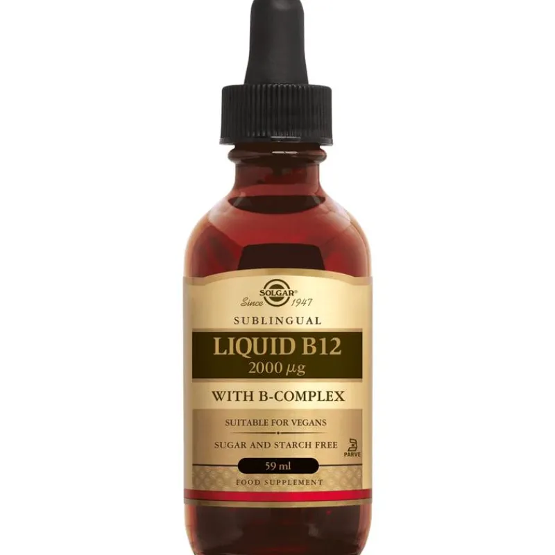 Solgar Liquid B-12 2000 mcg 59 ML