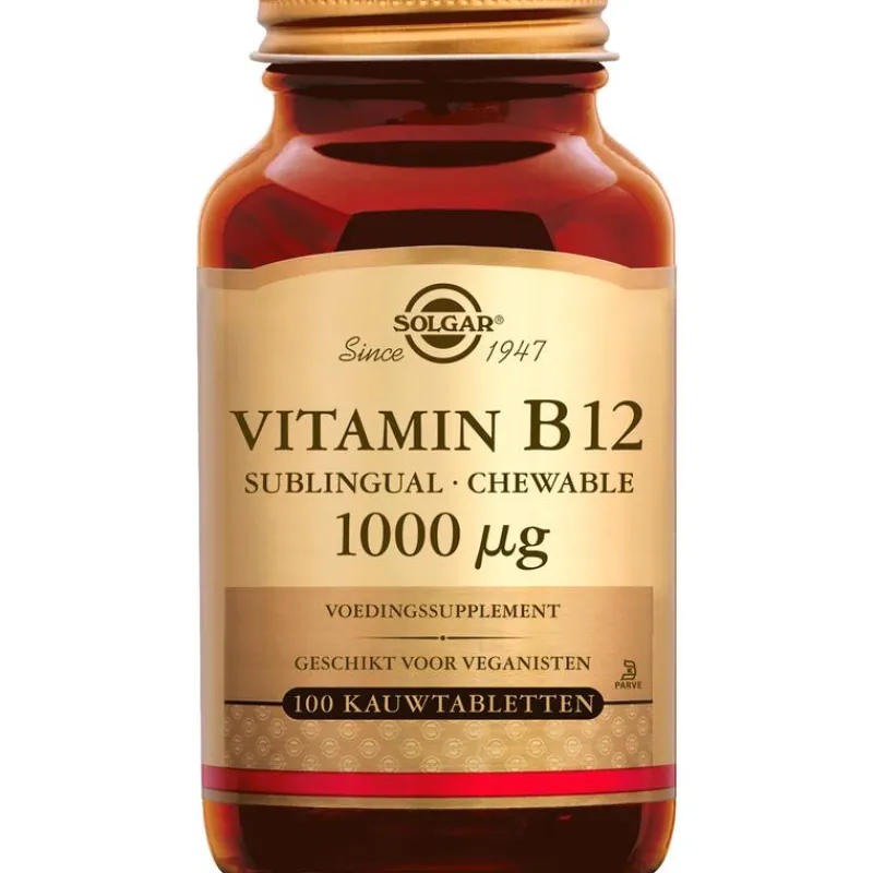 Solgar Vitamin B-12 1000 mcg 100 kauwtabletten