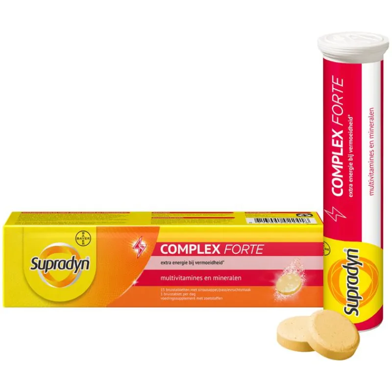 Supradyn Complex Forte Multivitamine Voor Extra Energie 15 Bruistabletten