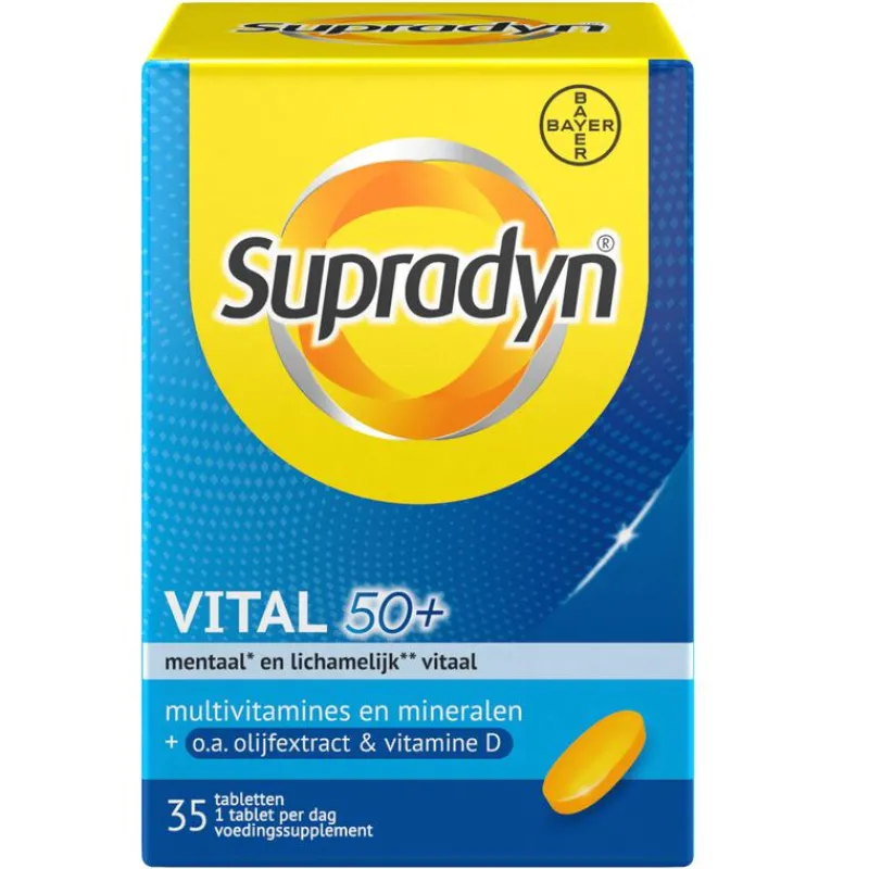 Supradyn Vital 50+ multivitamines voor vijftigplussers 35 tabletten