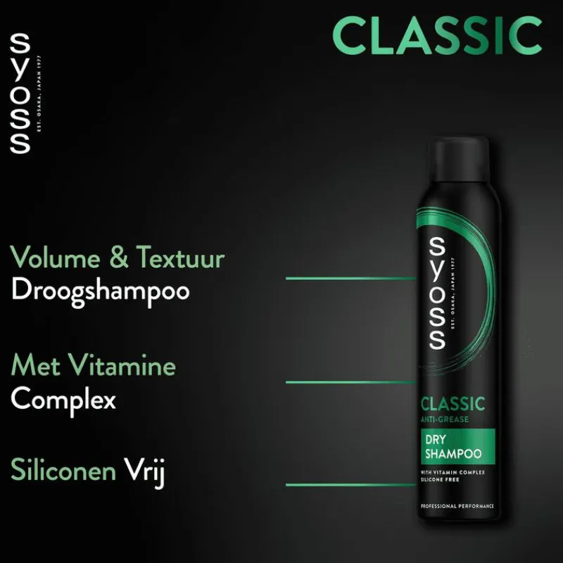 Syoss Antigr Droogshampoo 200 ML