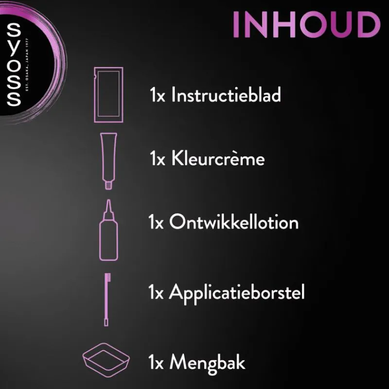 Syoss Browtint Wenkbrauw-wimper verf Donkerbruin
