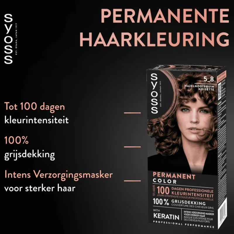 Syoss Haarverf 5-8 Hazelnootbruin