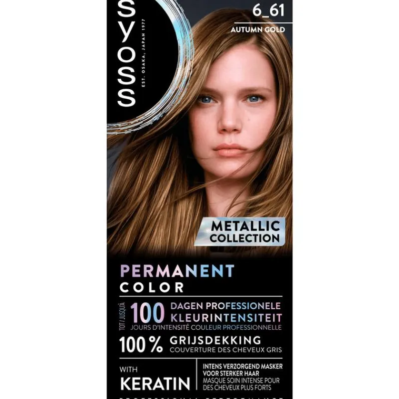 Syoss Metallic Collection Haarkleuring 6-61 Autumn Gold