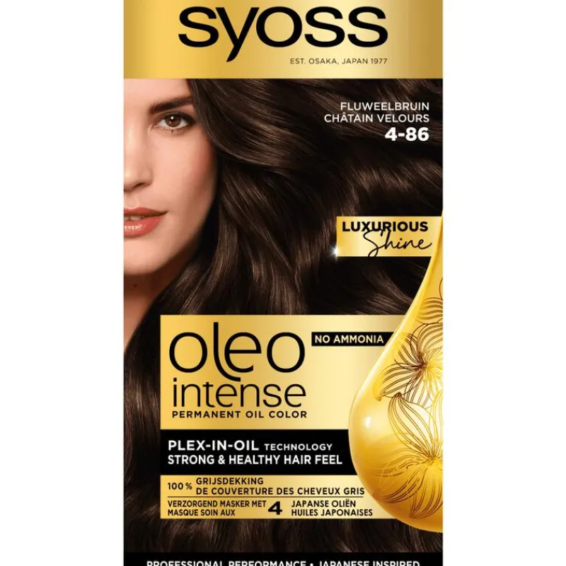Syoss Oleo Intense 4-86 Fluweelbruin/Châtain Velours 115