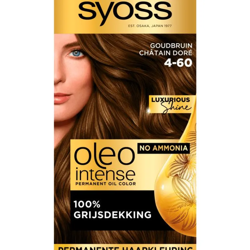 Syoss Oleo Intense 4-60 Goudbruin/Châtain Doré