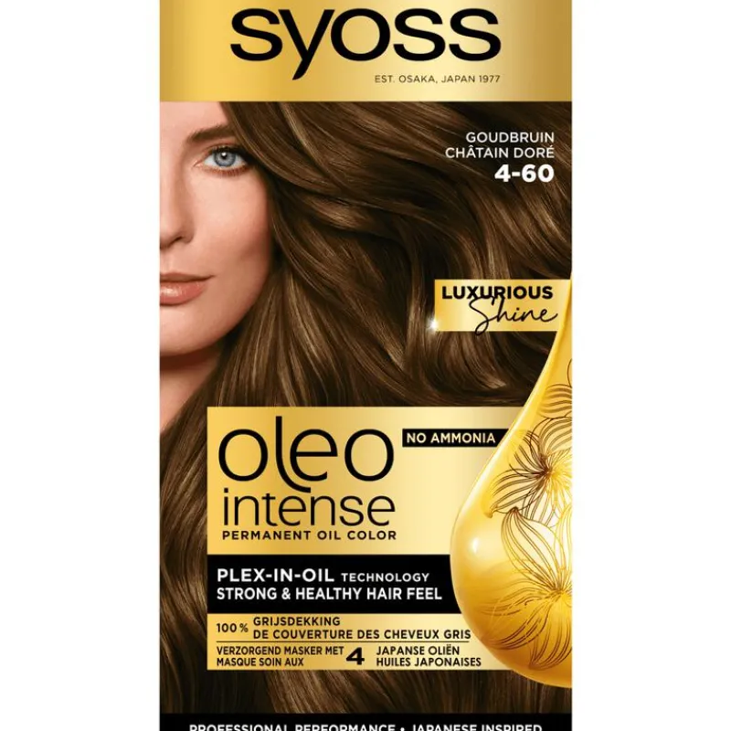 Syoss Oleo Intense 4-60 Goudbruin/Châtain Doré