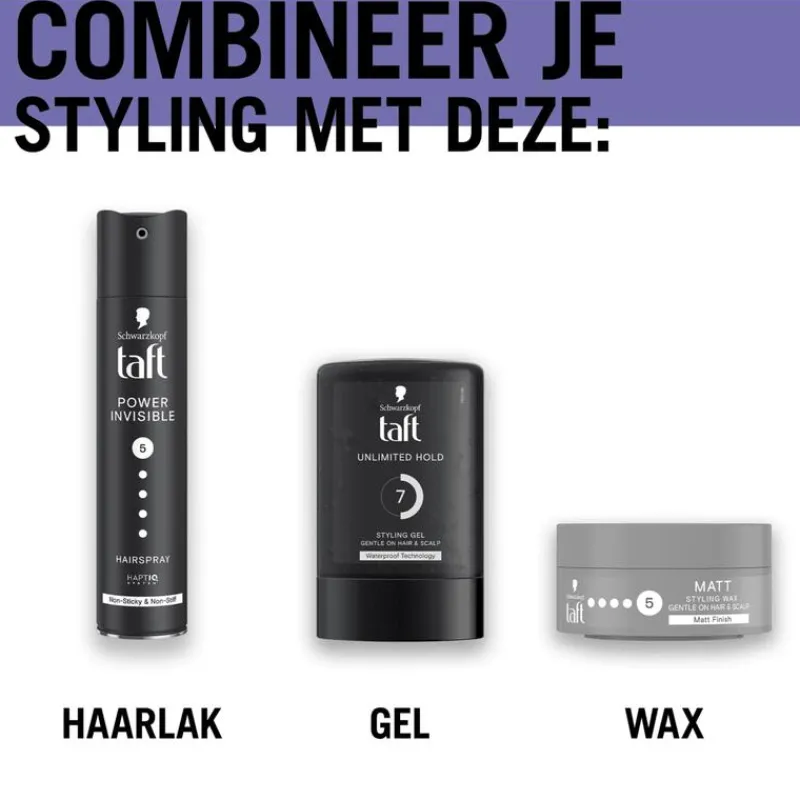 Taft Styling Matt Wax 75 ML