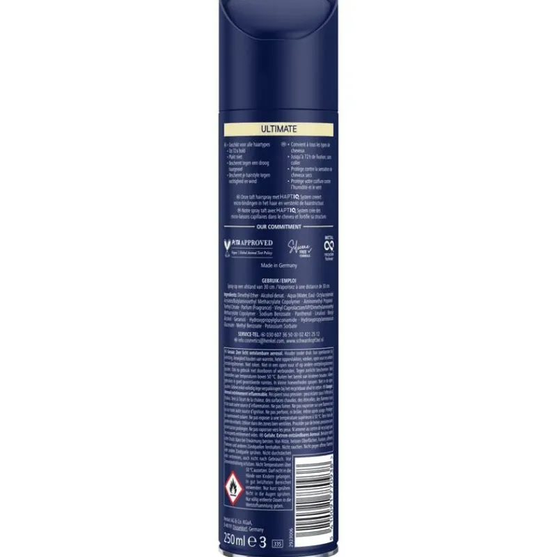 Taft Styling Ultimate Haarspray 250 ML