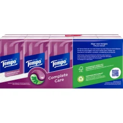 Tempo Complete Care 4-Laags Zakdoekjes 10 pakjes