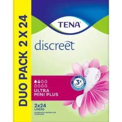 Tena Discreet Ultra Mini Plus Inlegkruisjes Duopack