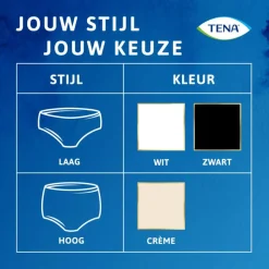 Tena Silhouette Plus Wit Wegwerp Broekjes Low Waist M