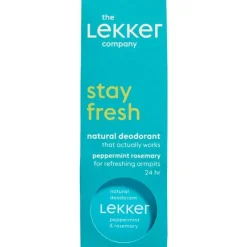 The Lekker Company Pepermunt & Rozemarijn Deodorant Crème 30 Gram