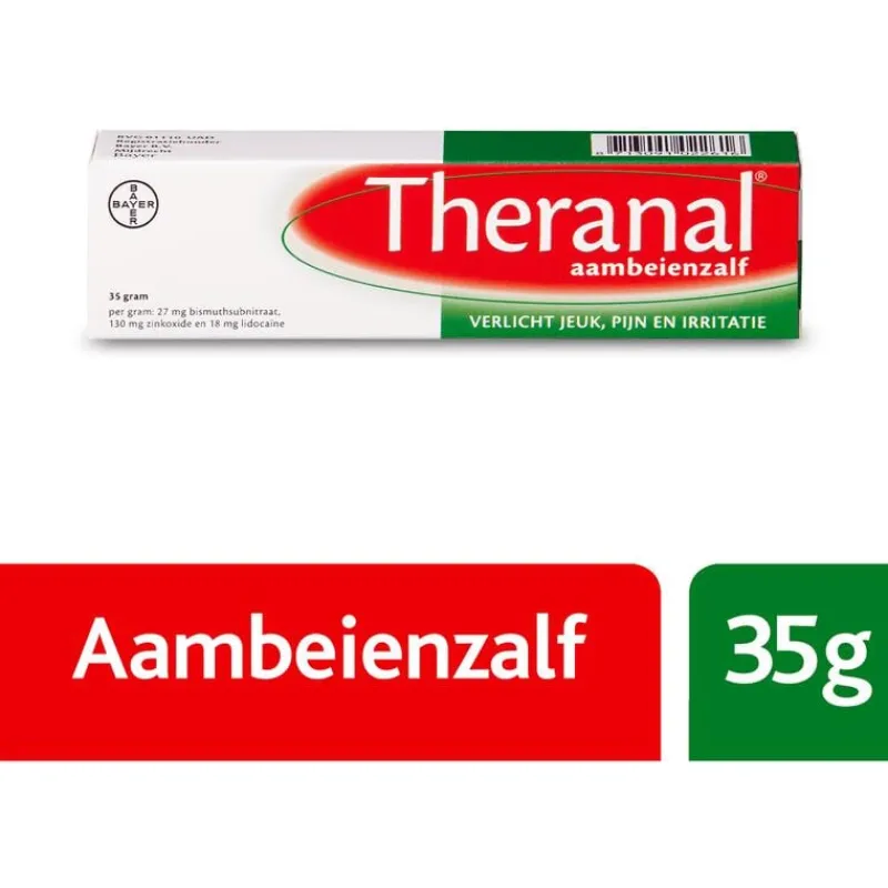 Theranal Aambeienzalf bij jeuk en aambeien 35 gram