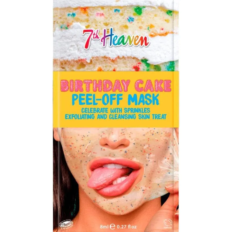 7th Heaven Birthday Cake Peel Off Masker