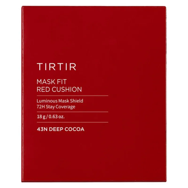 TirTir Mask Fit Red Cushion Foundation 43N Deep Cocoa
