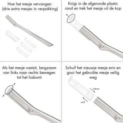 Heren Tweezerman Facial Razor
