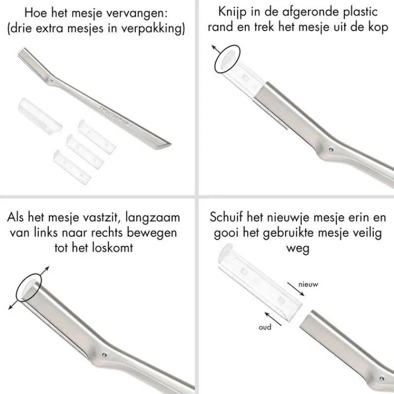 Heren Tweezerman Facial Razor