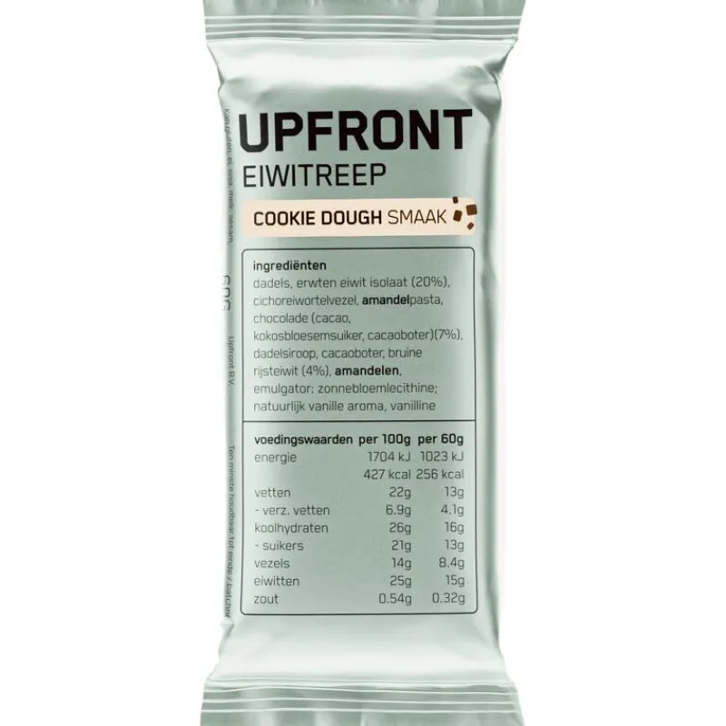 Upfront Eiwitreep Cookie Dough 60 GR