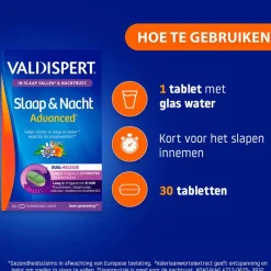 Valdispert Slaap en Nacht Advanced 30 Stuks