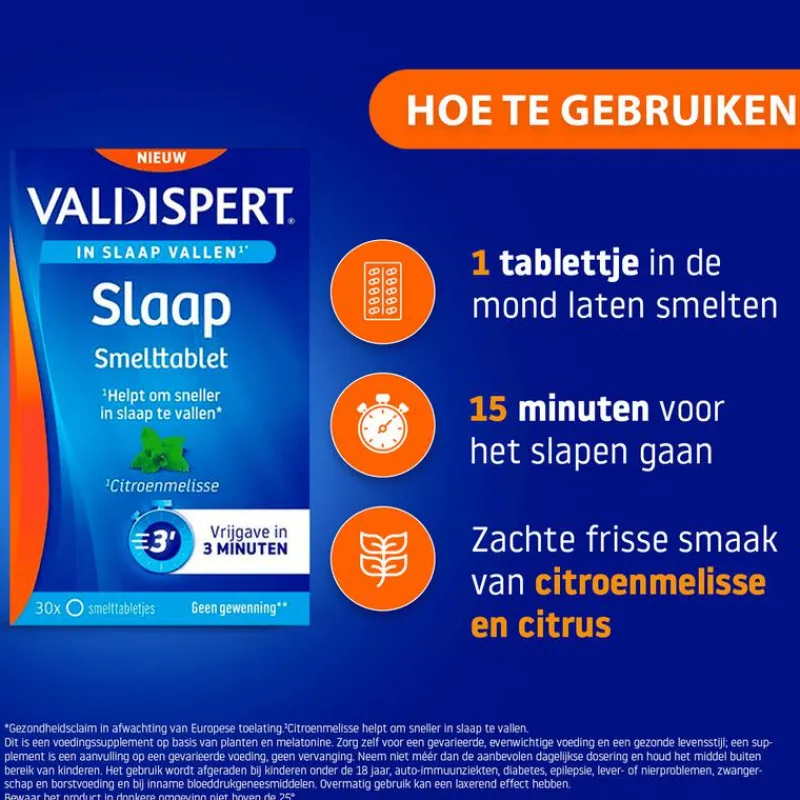 Valdispert Slaap 30 smelttabletten