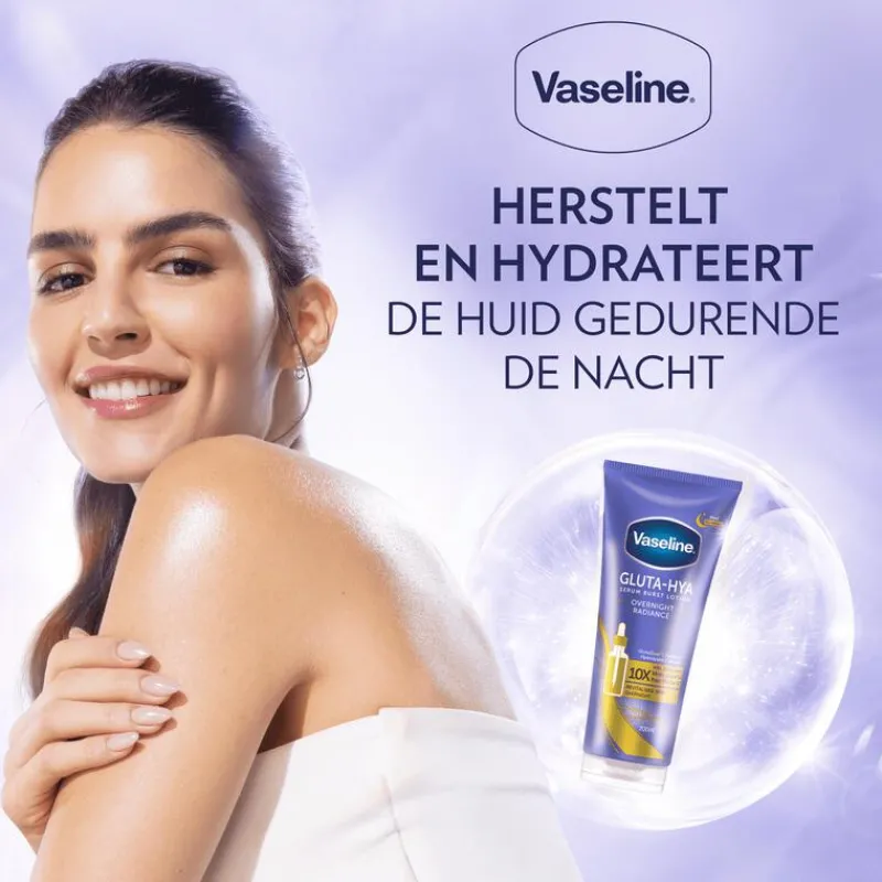 Vaseline Gluta-Hya Lotion Overnight Radiance 200ML