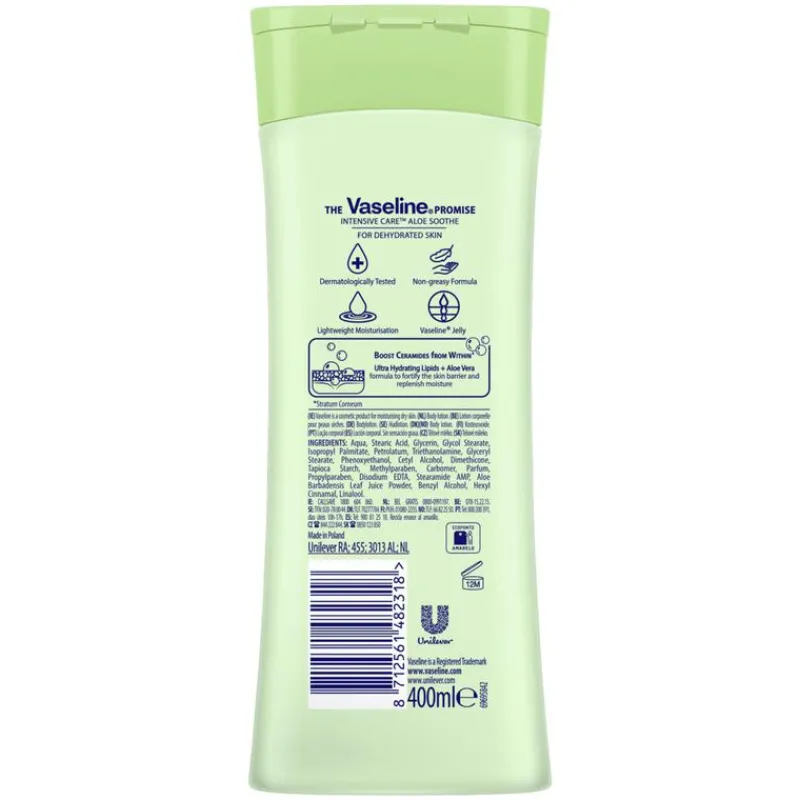 Vaseline Intensive Care Aloe Soothe Bodylotion 400 ML