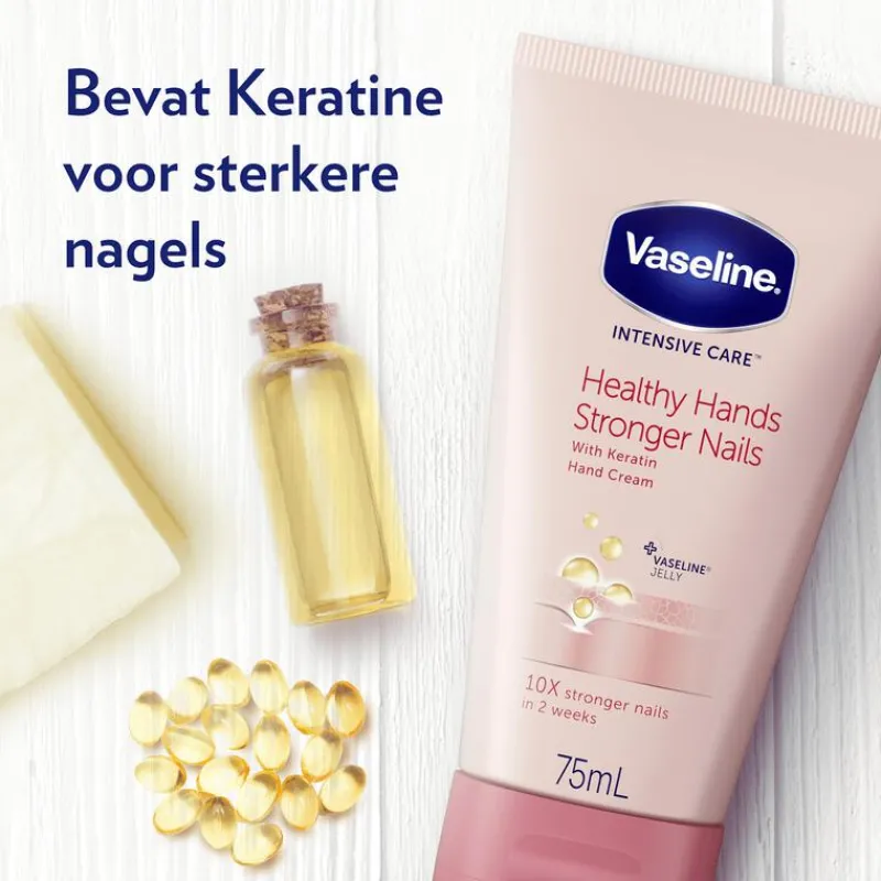 Vaseline Intensive Care Healthy Hands & Stronger Nails Handcrème 75 ML
