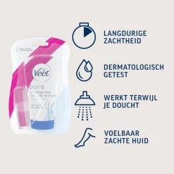Heren Veet Ontharingscreme Gevoelige Huid In-Shower 150 ML