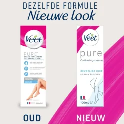 Heren Veet Ontharingscreme Gevoelige Huid Minima 100 ML