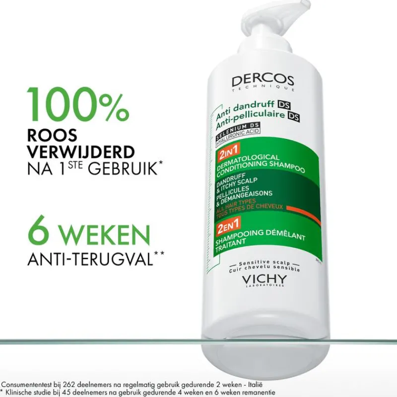 Vichy Dercos Anti-Roos 2-In-1 Shampoo + Conditioner 390 ML