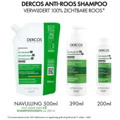 Vichy Dercos Anti-Roos Shampoo Droog Haar 390 ML