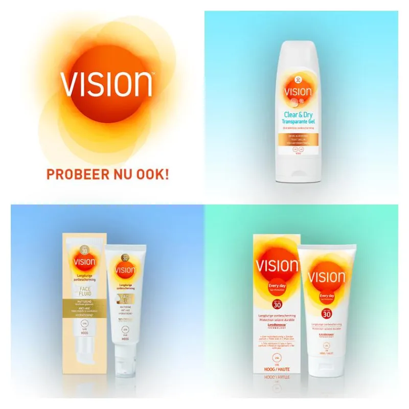 Vision Zonnebrand SPF 30 Sport 20 ML