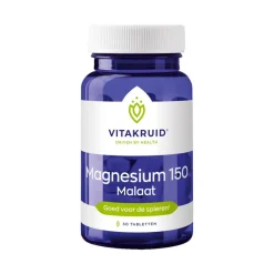 Vitakruid Magnesium 150 Malaat Tabletten 30 stuks