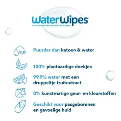 Waterwipes Billendoekjes Voordeelpak 3x48 144 Stuks